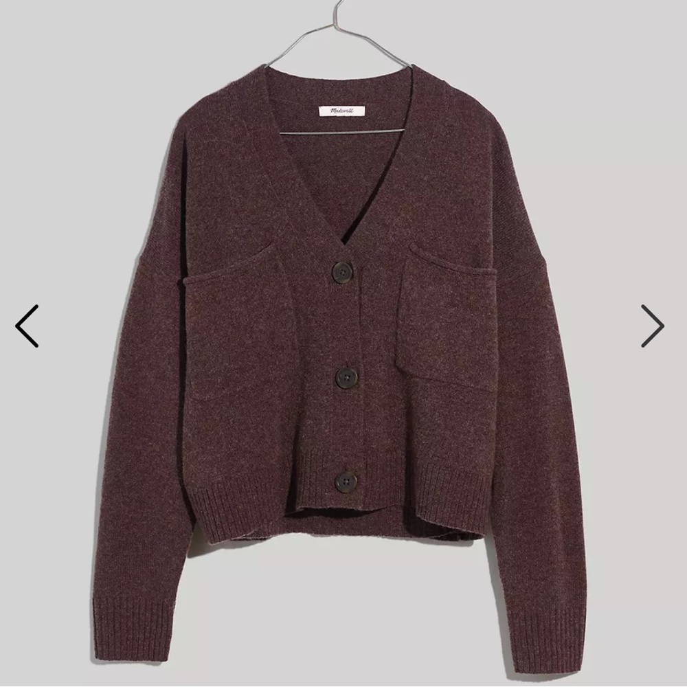 Madewell Upton Cardigan Sweater - Brown